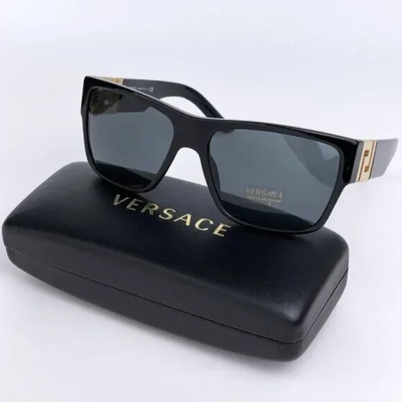 BRAND NEW Versace Black Men Sunglasses - Picture 1 of 6